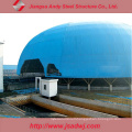 Low Price Steel Space Frame Storage Shed for Coal Power Plant